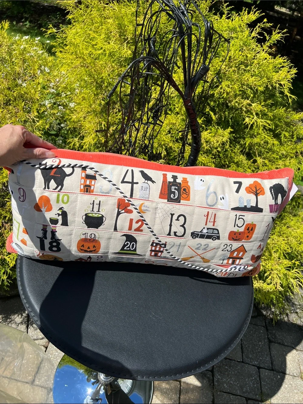 Isaac Mizrahi Countdown To Halloween Pillow